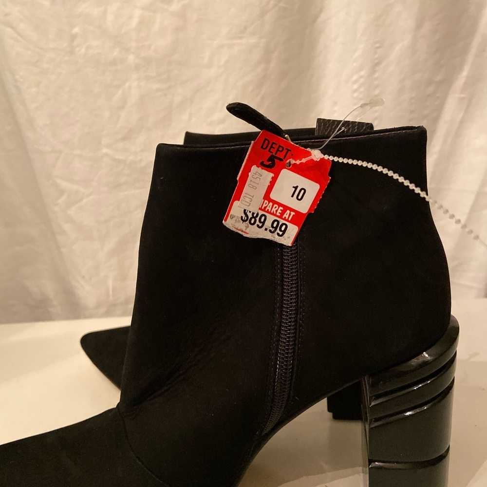 Ateliermix black leather:suede boots 10 - Picture 7 of 8